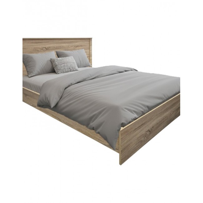 Κρεβάτι διπλό "ATHOS" σε χρώμα sonoma 160x200