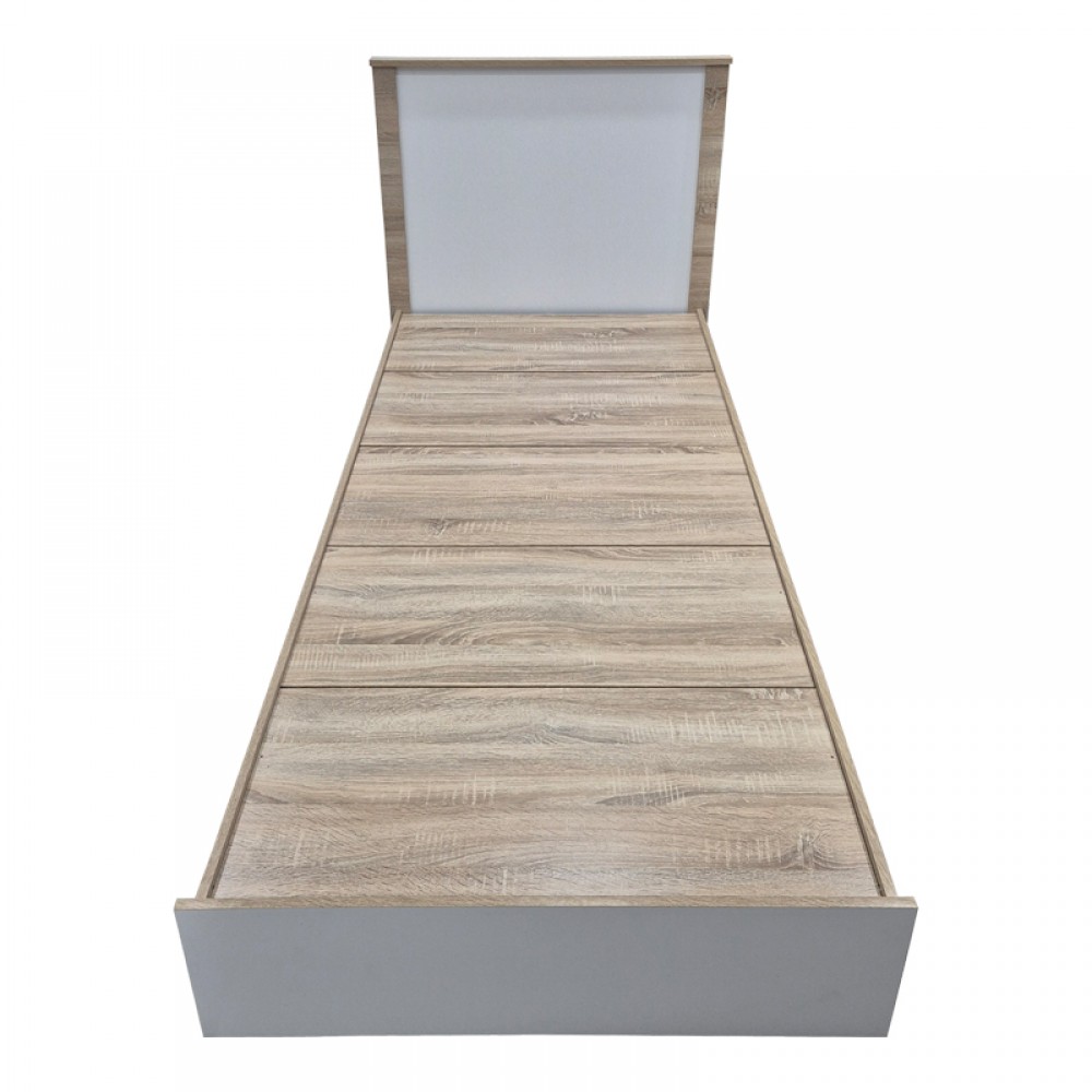 Κρεβάτι "ATHOS" σε χρώμα sonoma-λευκό 90x190