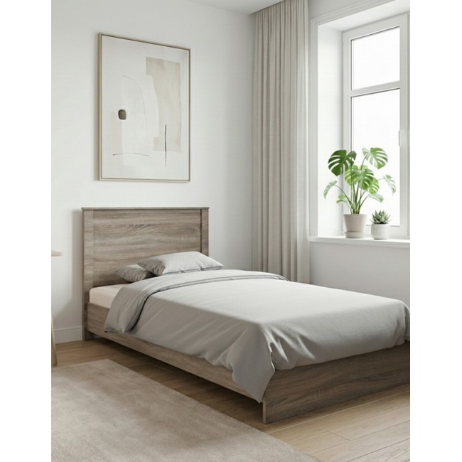 Κρεβάτι "ATHOS" σε χρώμα sonoma 90x190