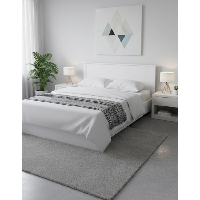 Κρεβάτι "ATHOS" σε χρώμα λευκό 160x200