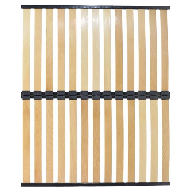 Σομιές μεταλλικός "KORT" με 17x2 ανατομικές τάβλες 162x195x4