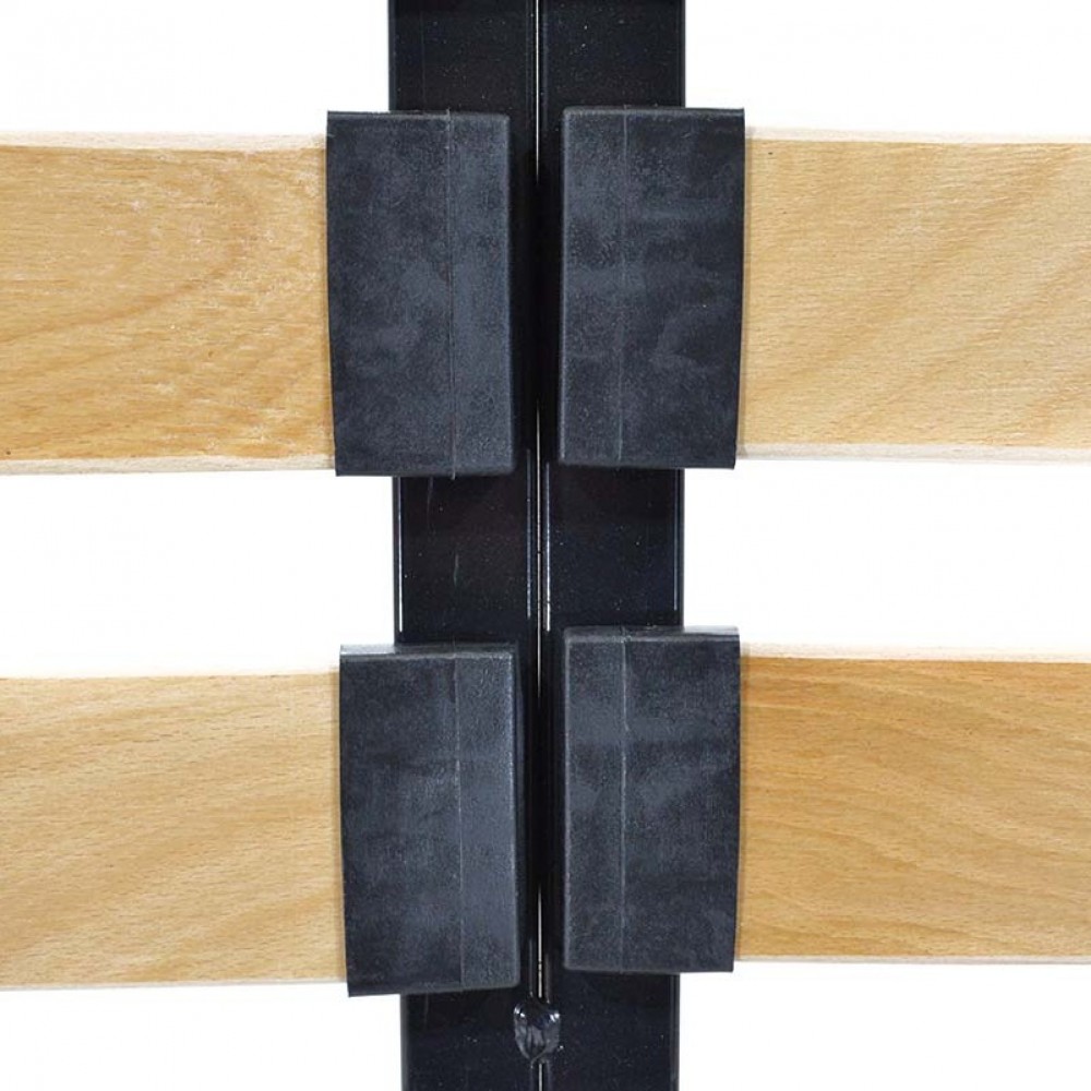 Σομιές μεταλλικός "KORT" με 17x2 ανατομικές τάβλες 162x195x4