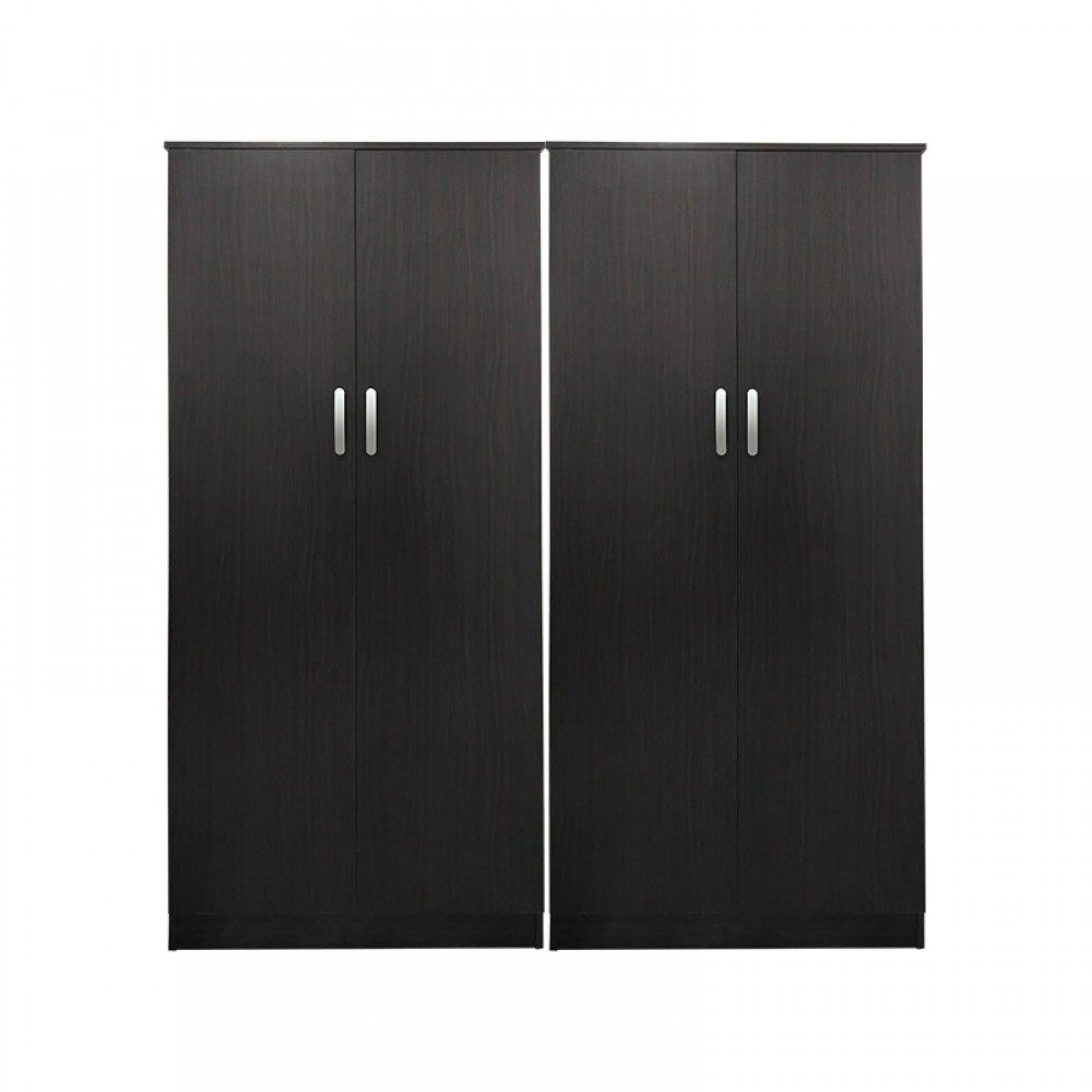 Ντουλάπα τετράφυλλη "ATHOS" σε χρώμα wenge 160x42x180