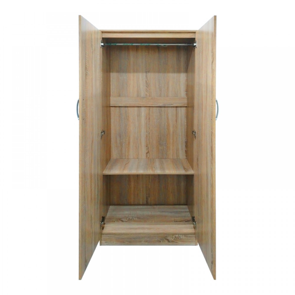 Ντουλάπα τετράφυλλη "ATHOS" σε χρώμα sonoma 160x42x180