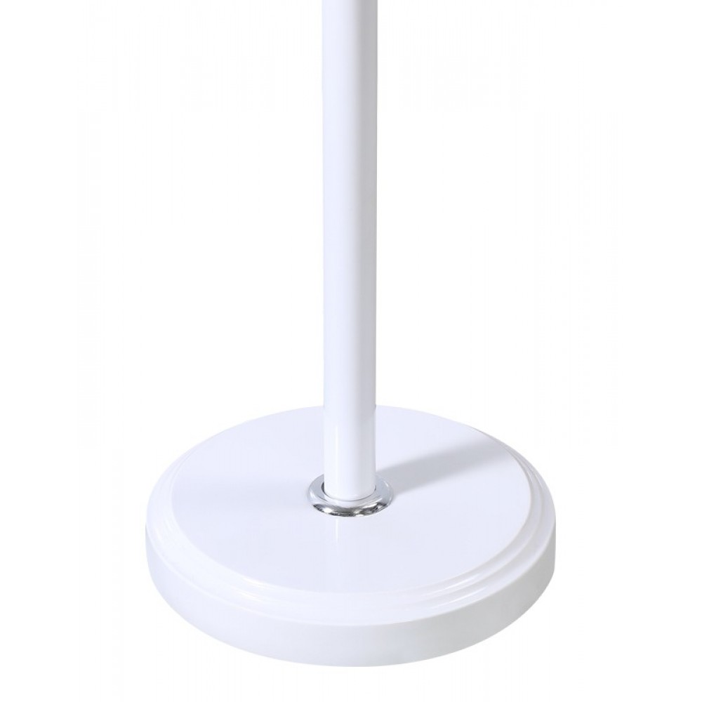 Καλόγερος "SINEM" από μέταλλο σε χρώμα λευκό-φυσικό Φ30x175