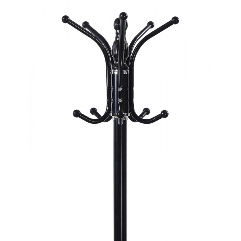 Καλόγερος "MENDORA" από μέταλλο σε χρώμα μαύρο 40x40x180
