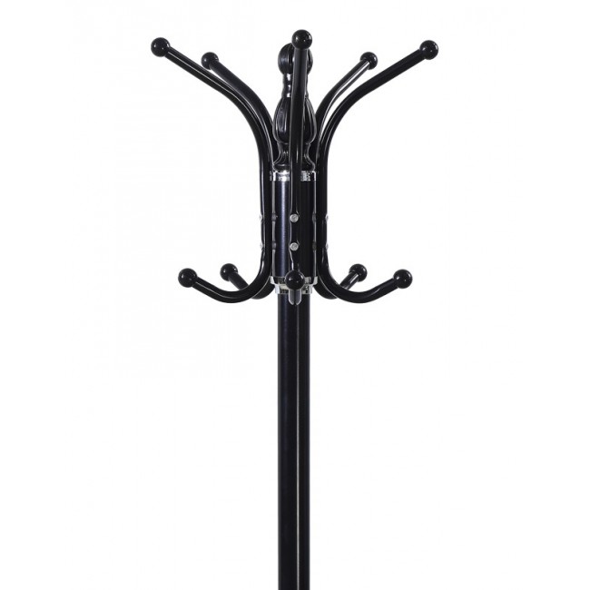 Καλόγερος "MENDORA" από μέταλλο σε χρώμα μαύρο 40x40x180