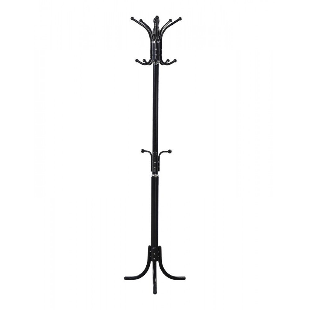 Καλόγερος "MENDORA" από μέταλλο σε χρώμα μαύρο 40x40x180