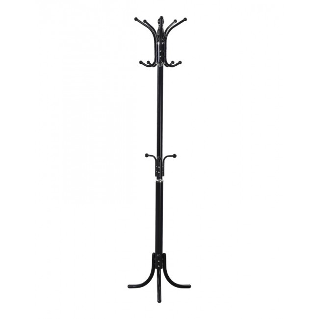 Καλόγερος "MENDORA" από μέταλλο σε χρώμα μαύρο 40x40x180