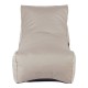 Πουφ ξαπλώστρα "OTENDA" αδιάβροχο σε χρώμα μπεζ  67x110x65