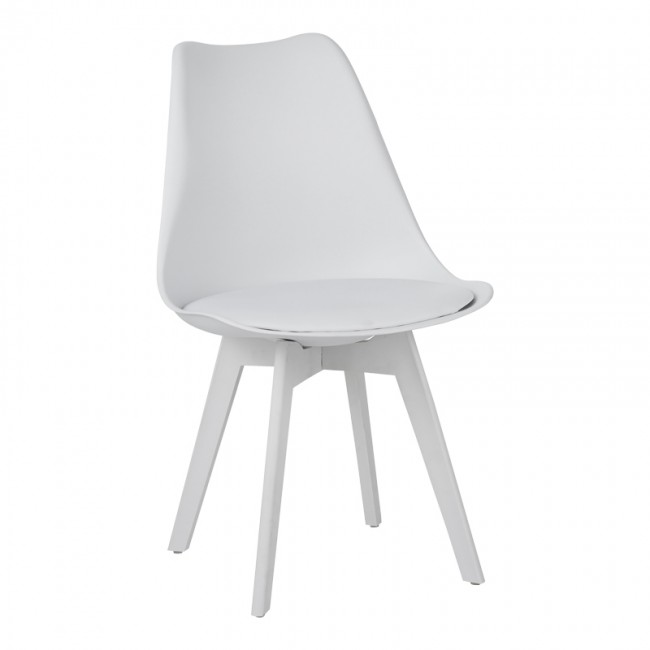 Σετ τραπεζαρίας 5τμχ σε χρώμα λευκό 120x80x76