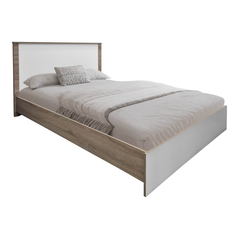 Σετ Κρεβατοκάμαρας "ATHOS" 3τμχ σε χρώμα Sonoma - λευκό 140x200