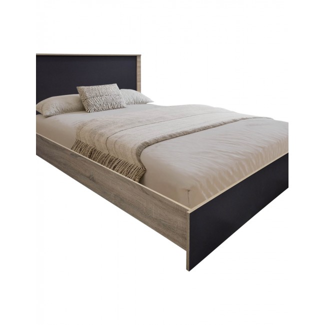 Σετ Κρεβατοκάμαρας "ATHOS" 4τμχ σε χρώμα  sonoma - ανθρακί 140x200