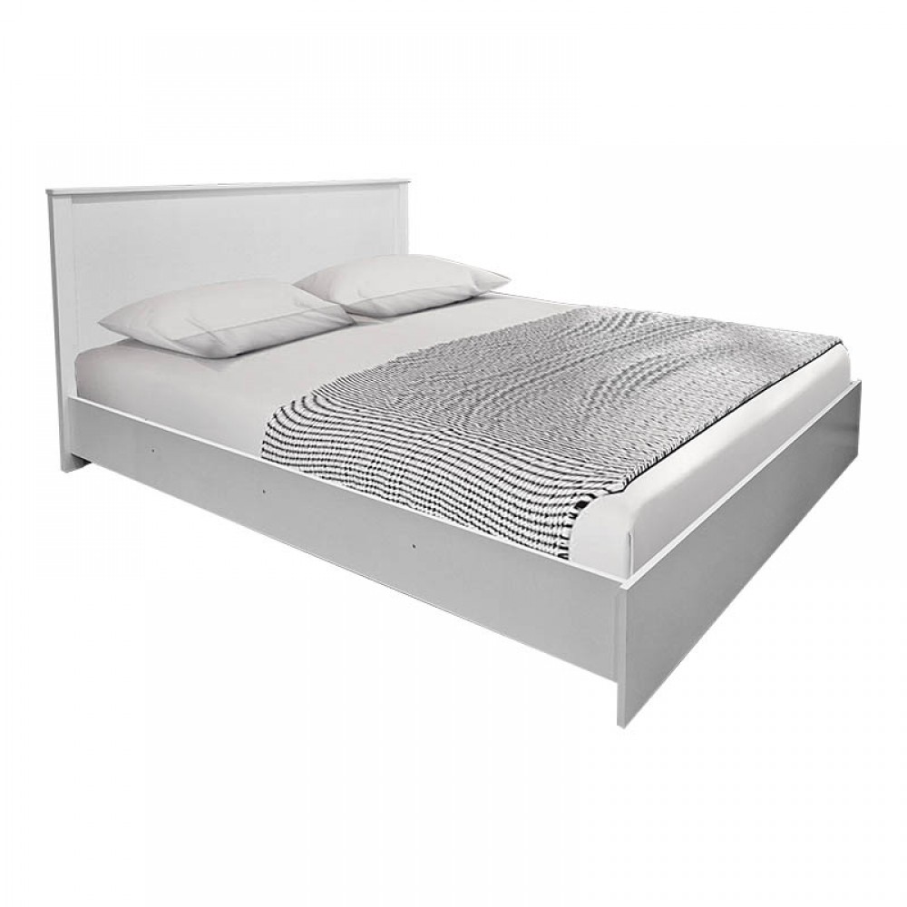 Σετ Κρεβατοκάμαρας "ATHOS" 3τμχ σε χρώμα λευκό 160x200