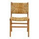 Καρέκλα "REFANE" από ξύλο με ψάθα σε χρώμα φυσικό 50x58x85