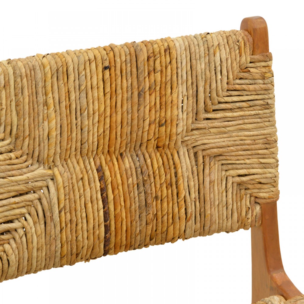 Καρέκλα "REFANE" από ξύλο με ψάθα σε χρώμα φυσικό 50x58x85