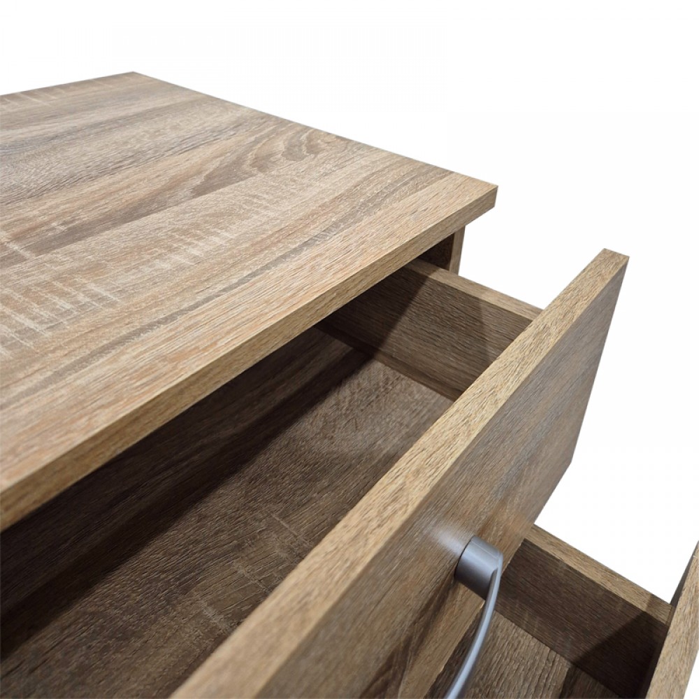 Κομοδίνο "ATHOS" σε χρώμα sonoma 48x40x41.5