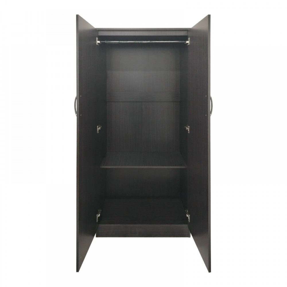 Ντουλάπα τετράφυλλη "ATHOS" με πατάρι σε χρώμα wenge 160x42x240