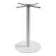 Βάση τραπεζιού "JEFRY" από μέταλλο σε χρώμα λευκό Φ48x73