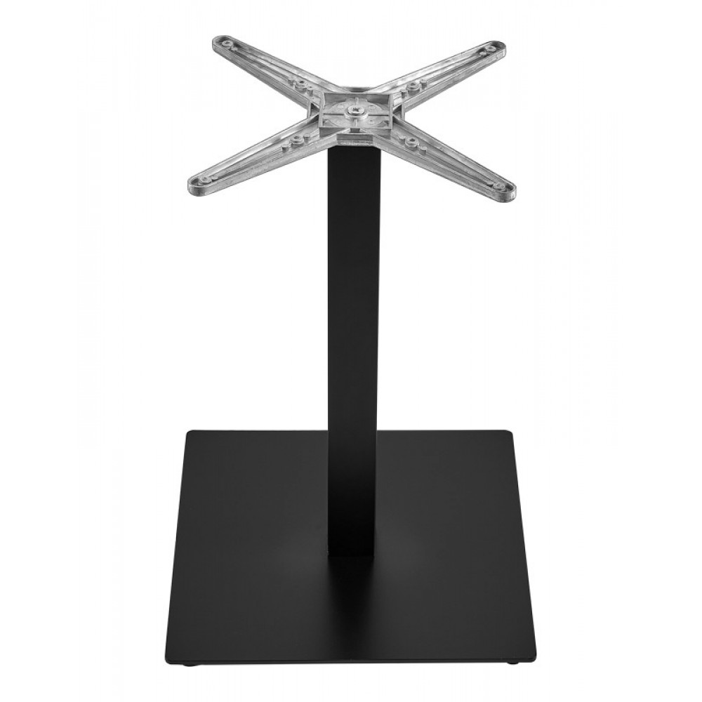 Βάση τραπεζιού "THONOR" από μέταλλο σε χρώμα μαύρο 48x48x73