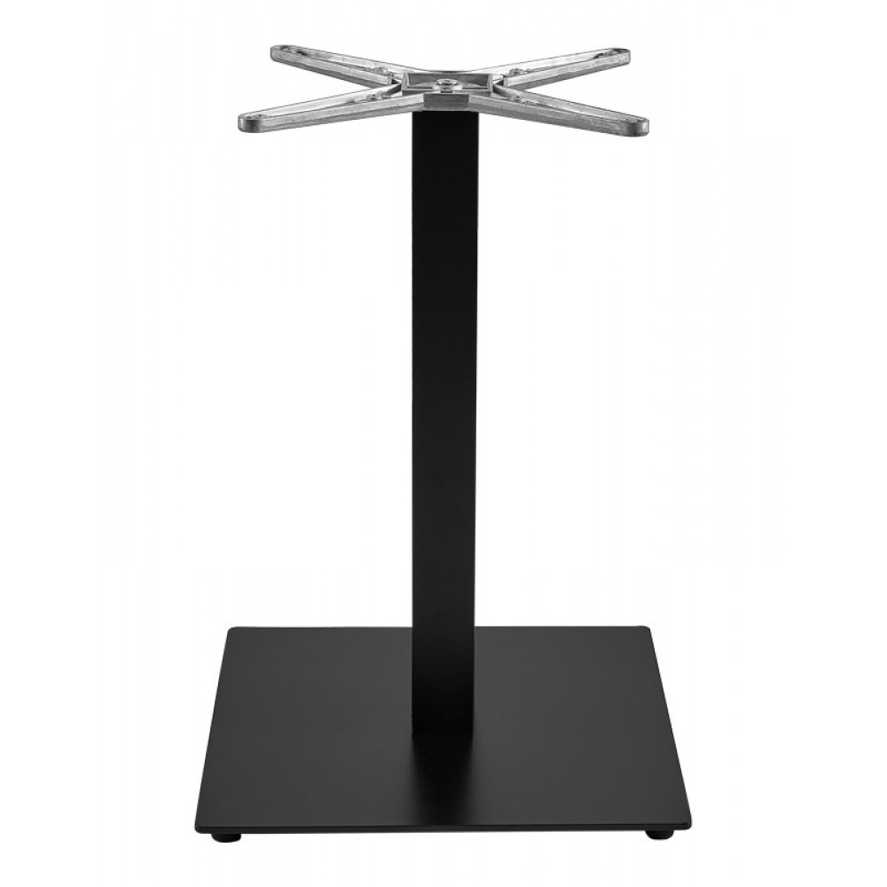Βάση τραπεζιού "THONOR" από μέταλλο σε χρώμα μαύρο 48x48x73
