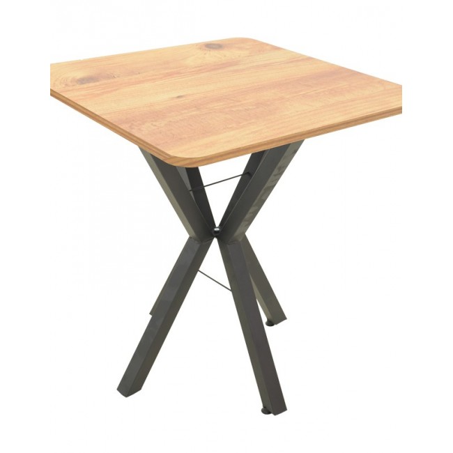 Τραπέζι "ARENYA" σε χρώμα φυσικό 70x70x72