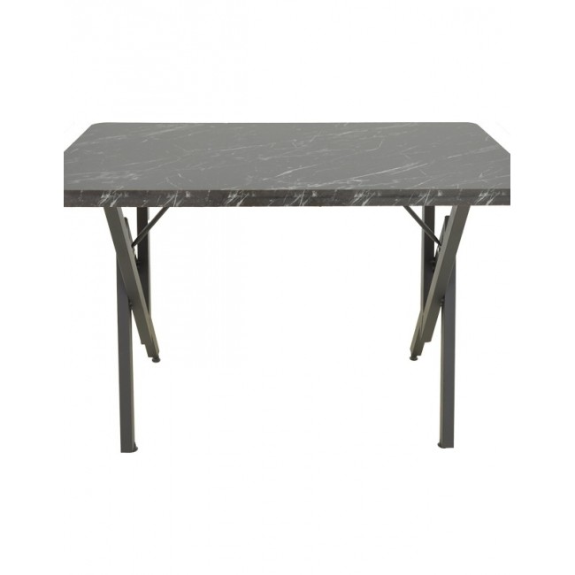 Τραπέζι "VERTEX" σε χρώμα μαύρο 110x70x72