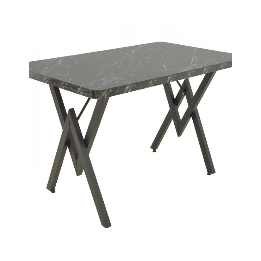 Τραπέζι "VERTEX" σε χρώμα μαύρο 110x70x72