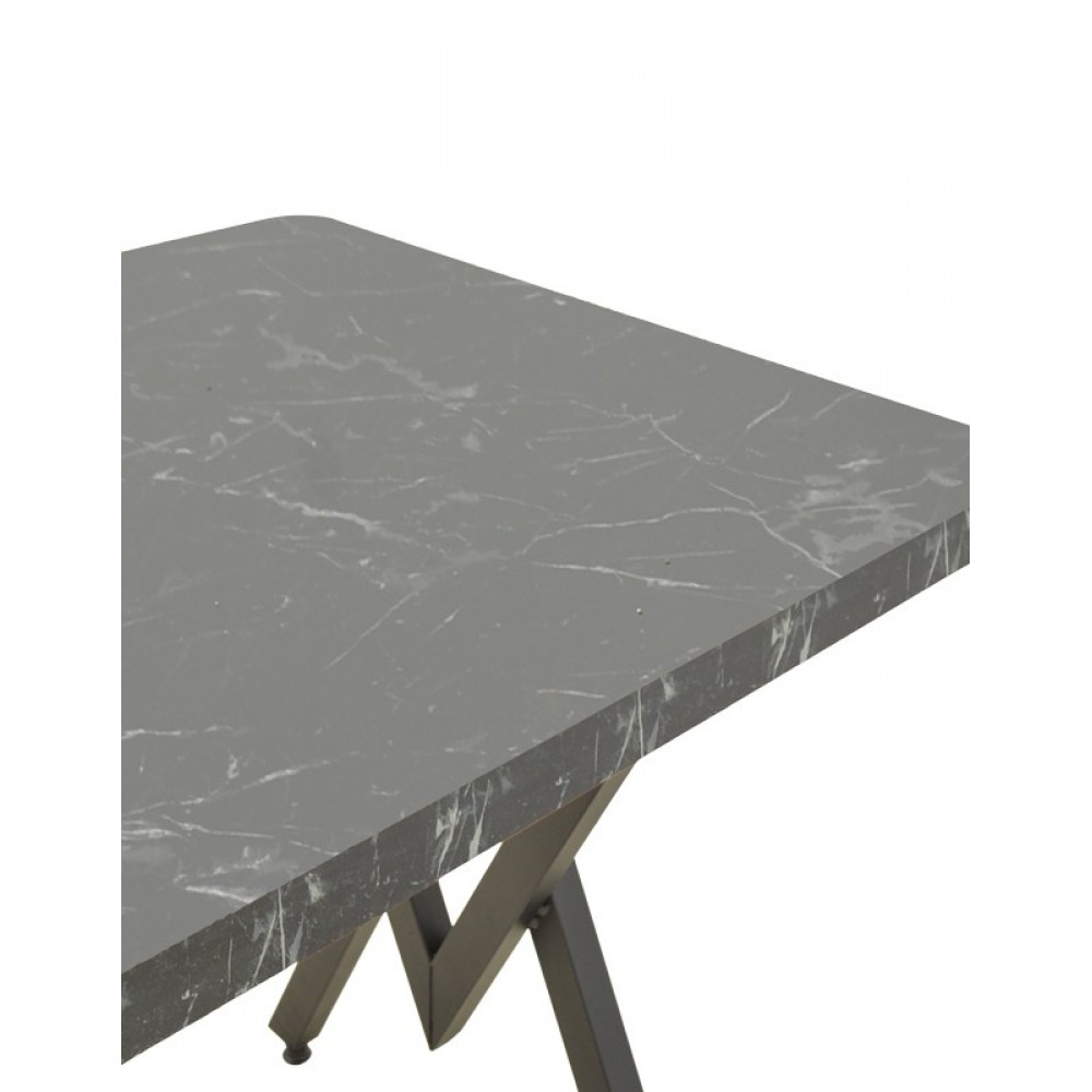 Τραπέζι "VERTEX" σε χρώμα μαύρο 110x70x72