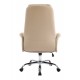 Καρέκλα γραφείου διευθυντή "DERJIO"από PU σε χρώμα μπεζ 68x66x115