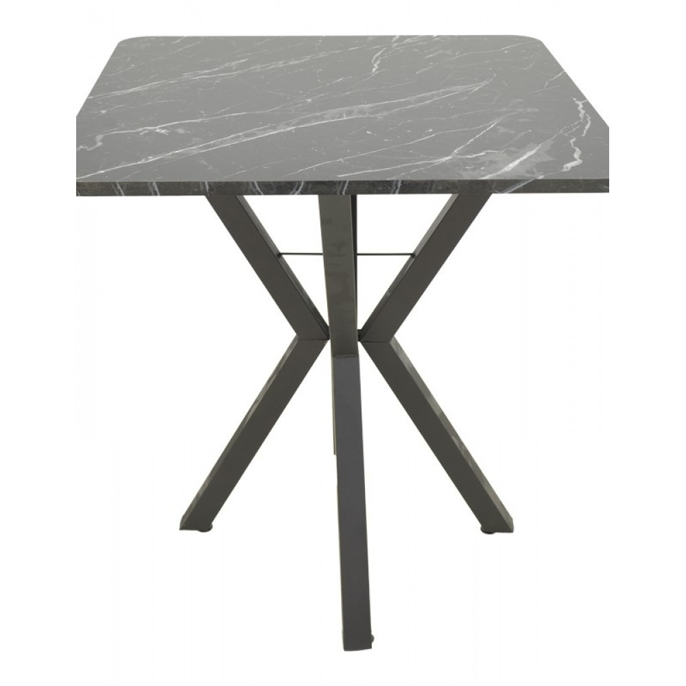 Τραπέζι "ARENYA" σε χρώμα μαύρο 70x70x72