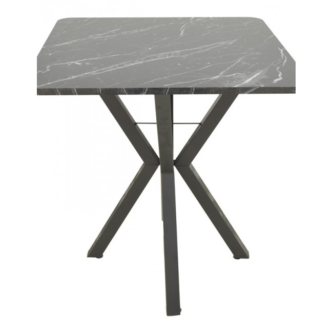 Τραπέζι "ARENYA" σε χρώμα μαύρο 70x70x72