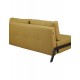 Καναπές-κρεβάτι "FANCY" δυθέσιος από ύφασμα σε χρώμα κίτρινο 150x92x77