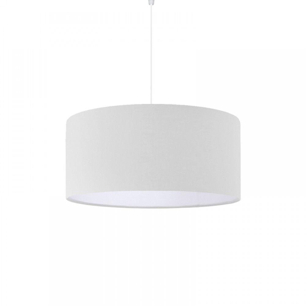 Φωτιστικό οροφής "PWL-1091" μονόφωτο Ε27 σε χρώμα ανοιχτό γκρι Φ38x21