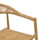 Πολυθρόνα "RAYANA" από αλουμίνιο/σχοινί σε χρώμα φυσικό 56x61,5x77,5