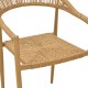 Πολυθρόνα "RAYANA" από αλουμίνιο/σχοινί σε χρώμα φυσικό 56x61,5x77,5