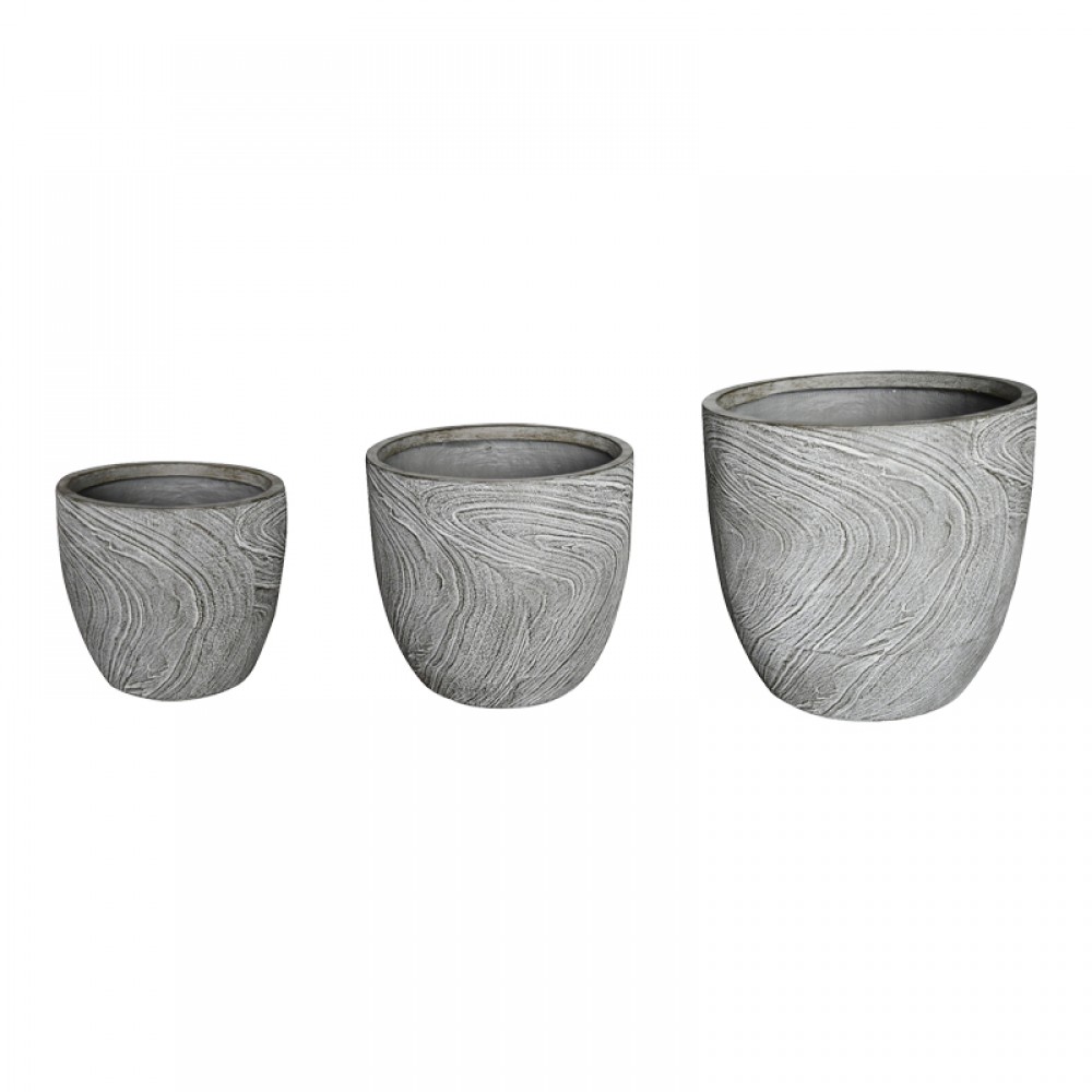 Κασπώ "ANTHEA" 3 τμχ από  σε χρώμα γκρι Φ44x43