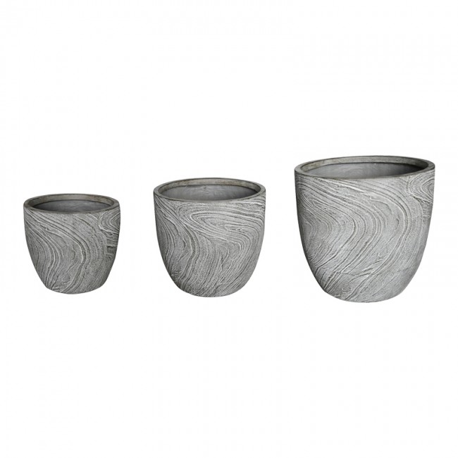 Κασπώ "ANTHEA" 3 τμχ από  σε χρώμα γκρι Φ44x43