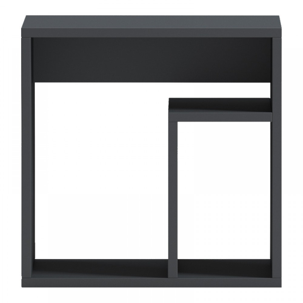 Βοηθητικό τραπέζι "DOUBLO" σε ανθρακί χρώμα 40x35x40