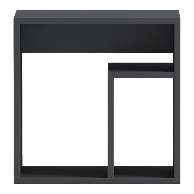 Βοηθητικό τραπέζι "DOUBLO" σε χρώμα ανθρακί 40x35x40
