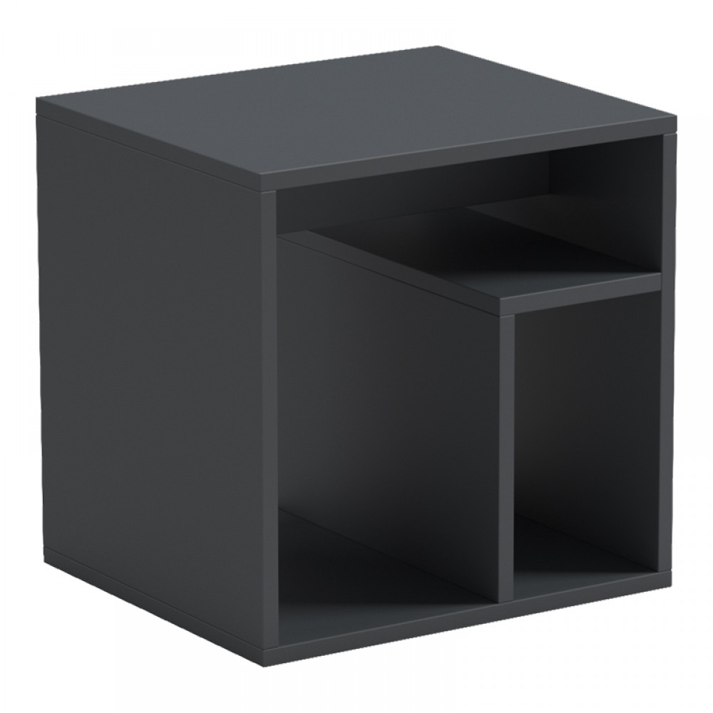 Βοηθητικό τραπέζι "DOUBLO" σε ανθρακί χρώμα 40x35x40