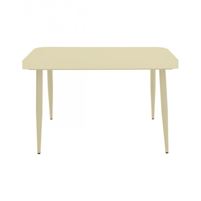 Τραπέζι "VISTA" από αλουμίνιο σε χρώμα σαμπανί 120x70x72