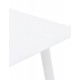 Τραπέζι "VISTA" από αλουμίνιο σε χρώμα λευκό 120x70x72