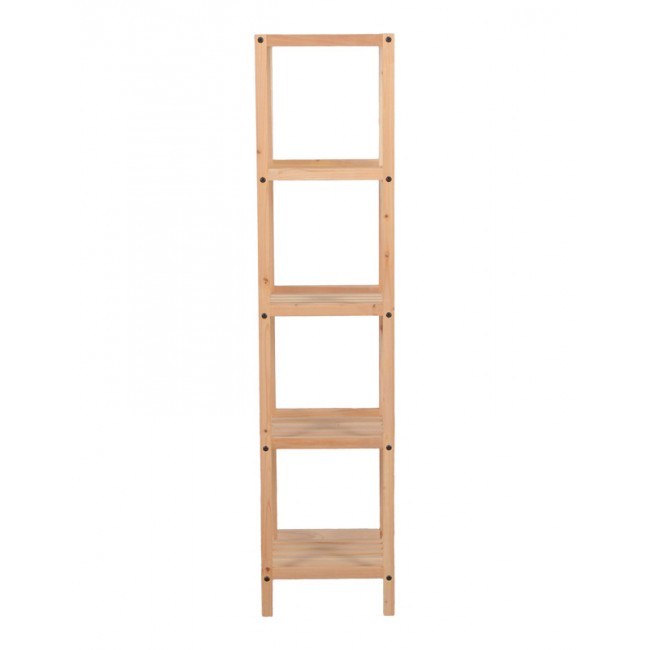 Ραφιέρα δαπέδου "ZENDIA" από ξύλο ελάτου σε φυσική απόχρωση 35x30x130