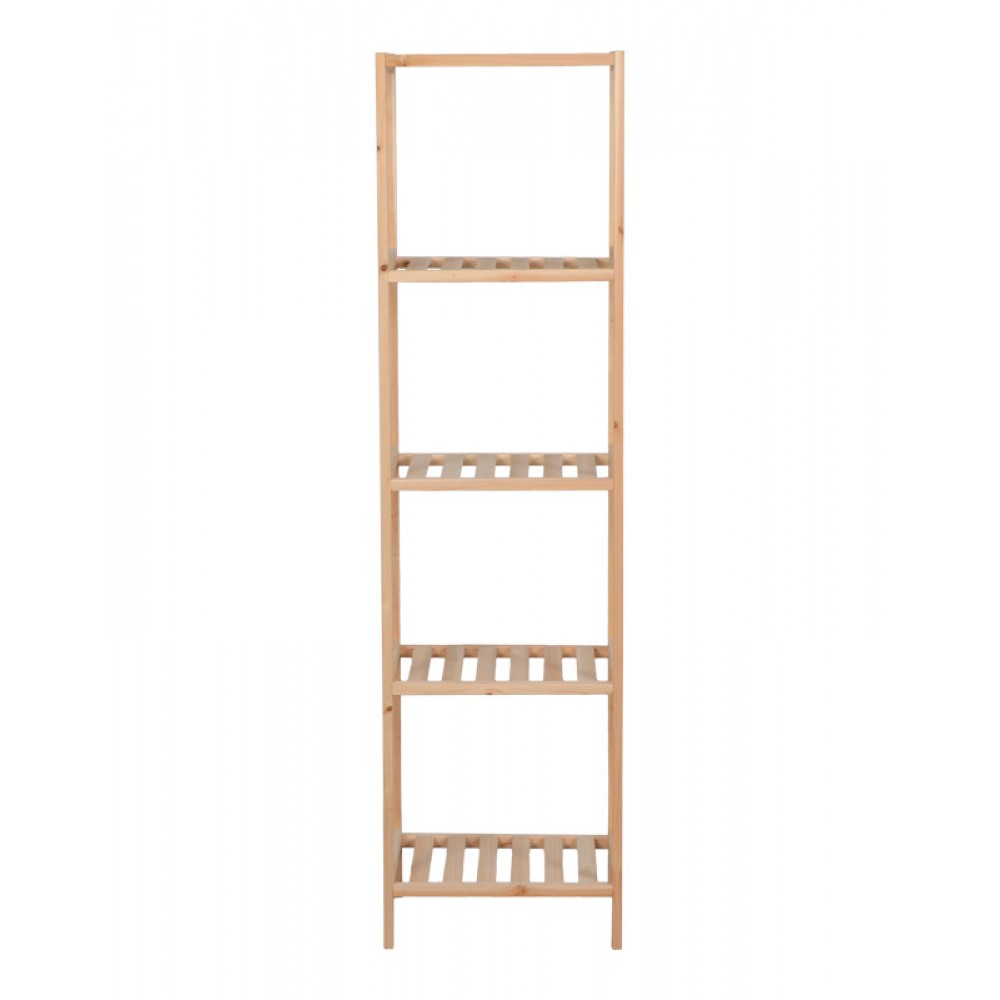 Ραφιέρα δαπέδου "ZENDIA" από ξύλο ελάτου σε φυσική απόχρωση 35x30x130