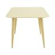 Τραπέζι "Vista" από αλουμίνιο σε χρώμα σαμπανί  80x80x72