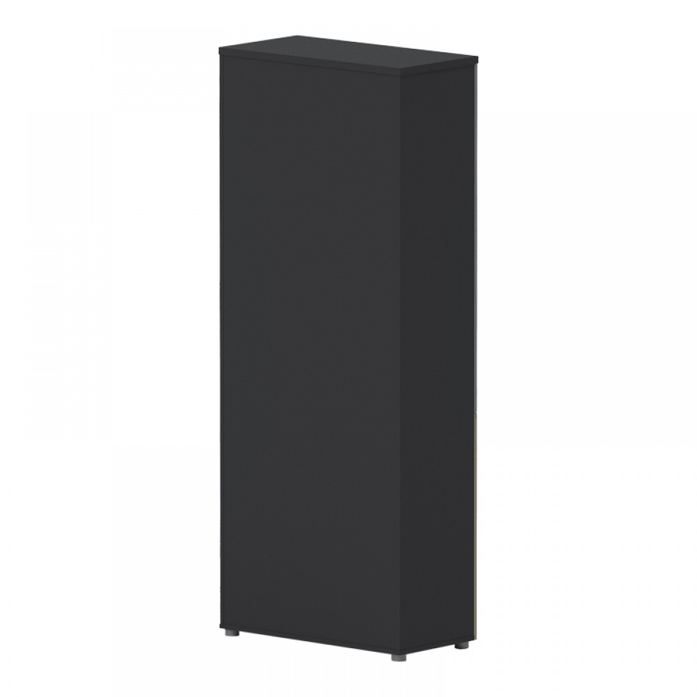 Ντουλάπα γραφείου "LOTUS" σε χρώμα φυσικό/ανθρακί 80x40x200