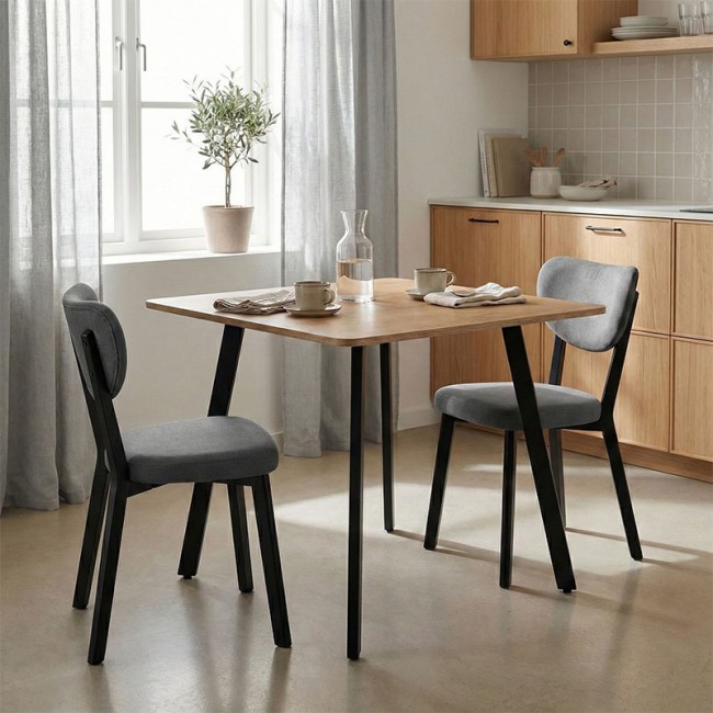 Τραπέζι κουζίνας "SQUARO" σε sonoma χρώμα 80x80x75