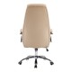 Καρέκλα γραφείου διευθυντή "SONAR" από pu σε μπεζ χρώμα 61x57x120-128
