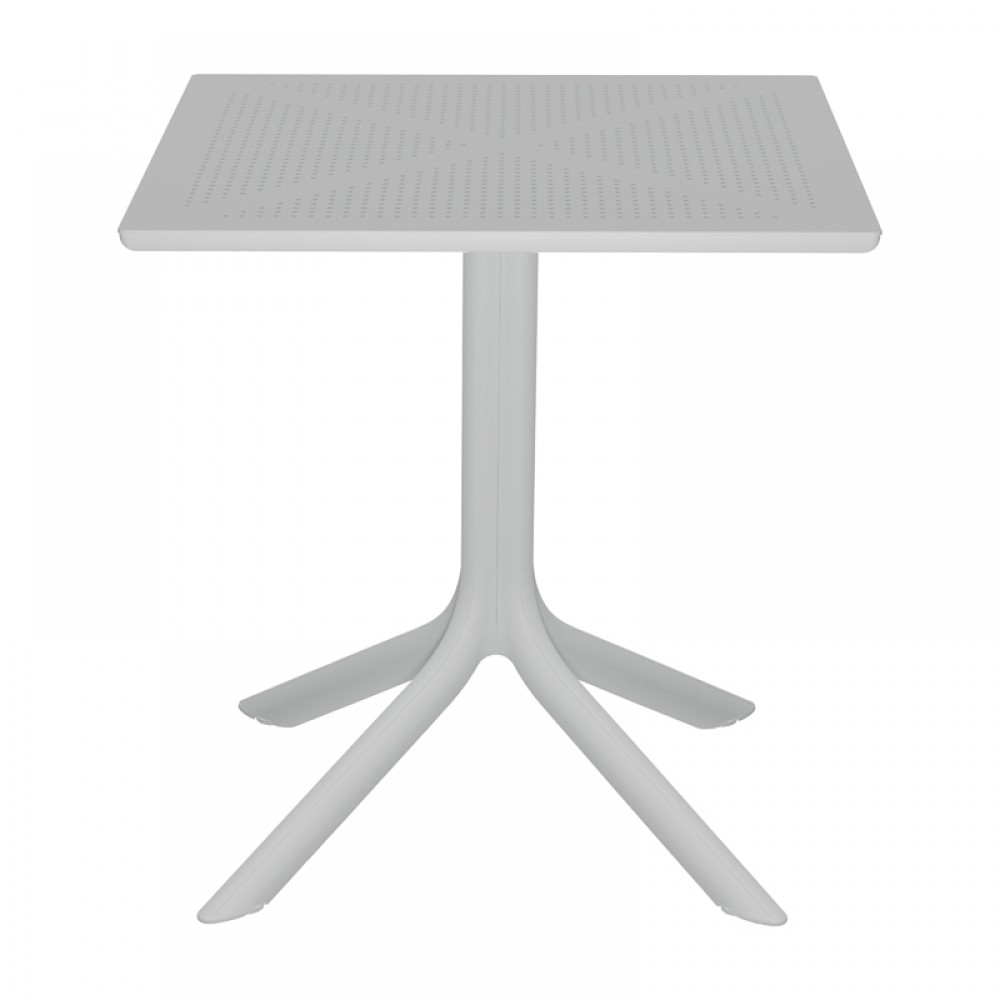 Τραπέζι "GROOVY" από PP σε λευκό χρώμα 60x60x76